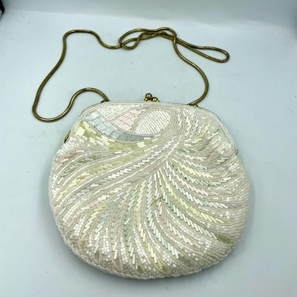 Goldco Vintage pastel rainbow sequins mini bag crossbody